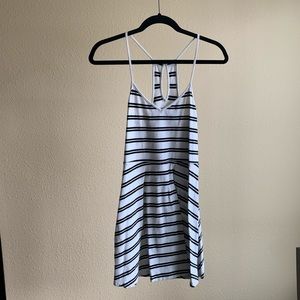 Black and White Nautical Stripe Dress